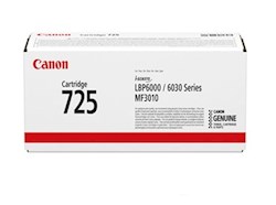 کارتریج تونر Canon 725 – چاپ مشکی حرفه‌ای با کیفیت Grade A